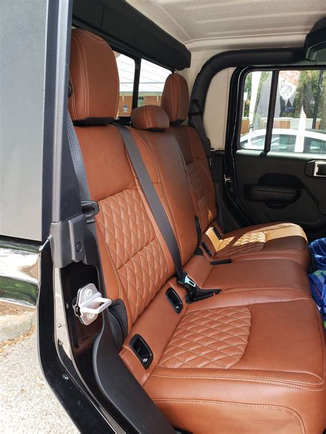 Upgrade your ride with Jeep Gladiator Leather Seats.